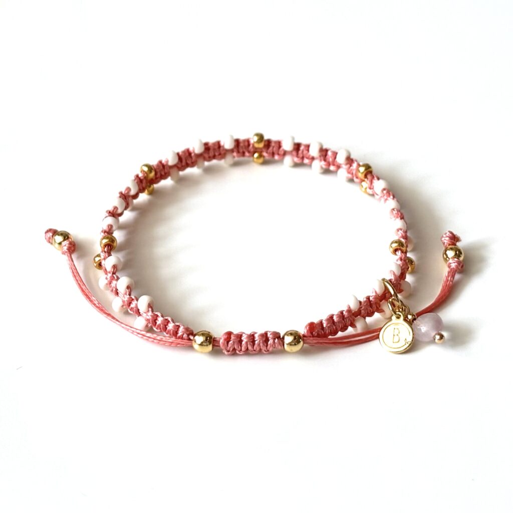 Armband 'Blush knot'