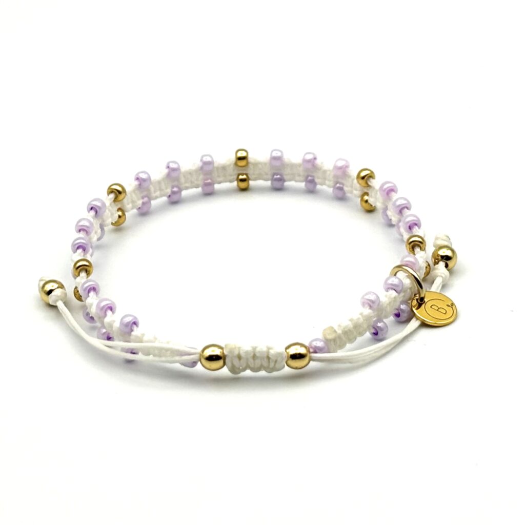Armband 'Lila love'
