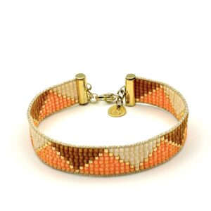 Armband 'Sunset weave'