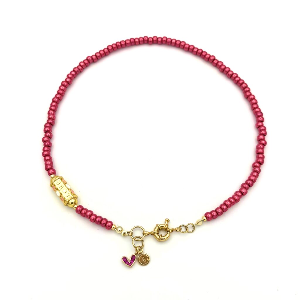 Ketting 'Pink crush'