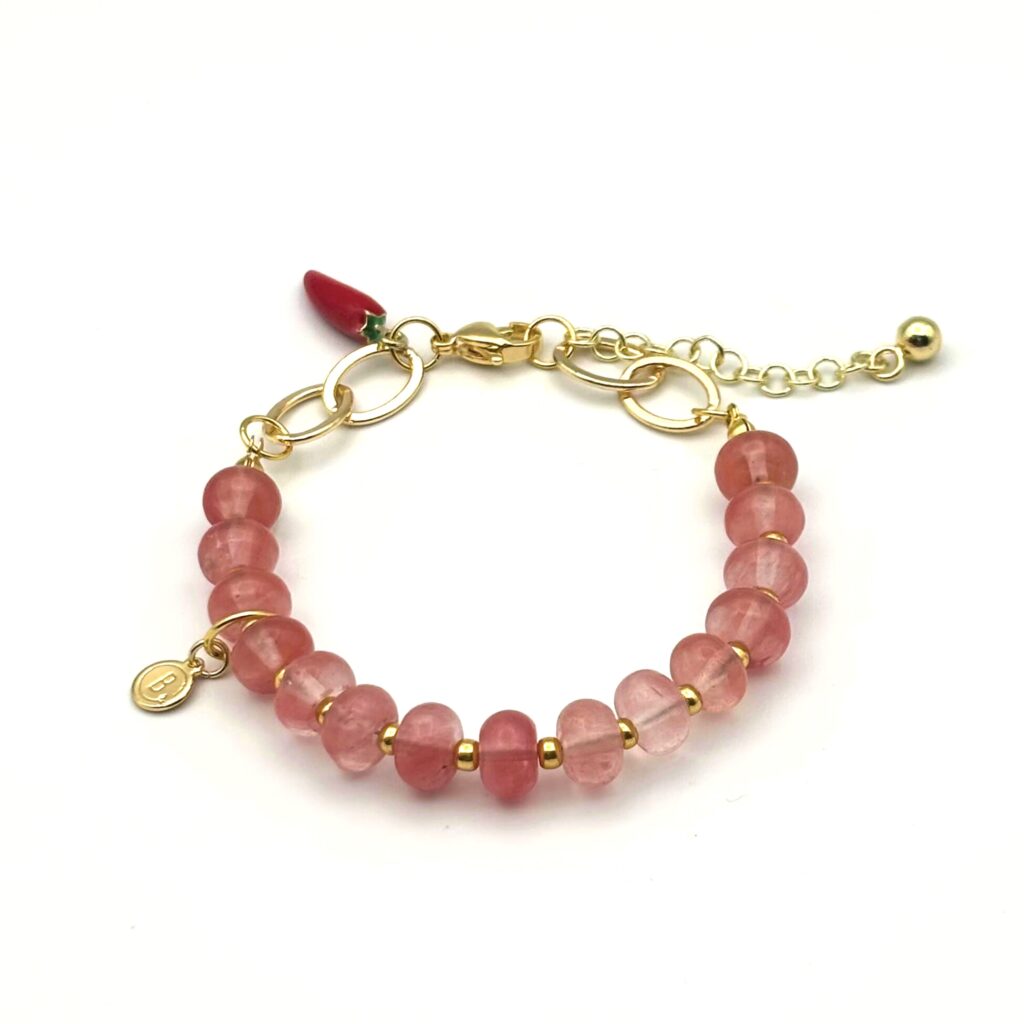Armband 'Rose glow'