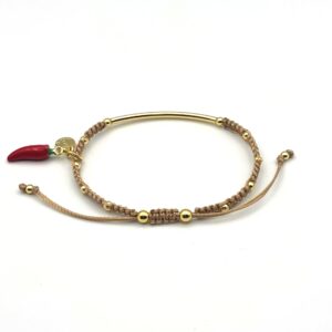 Armband 'Spiced taupe'