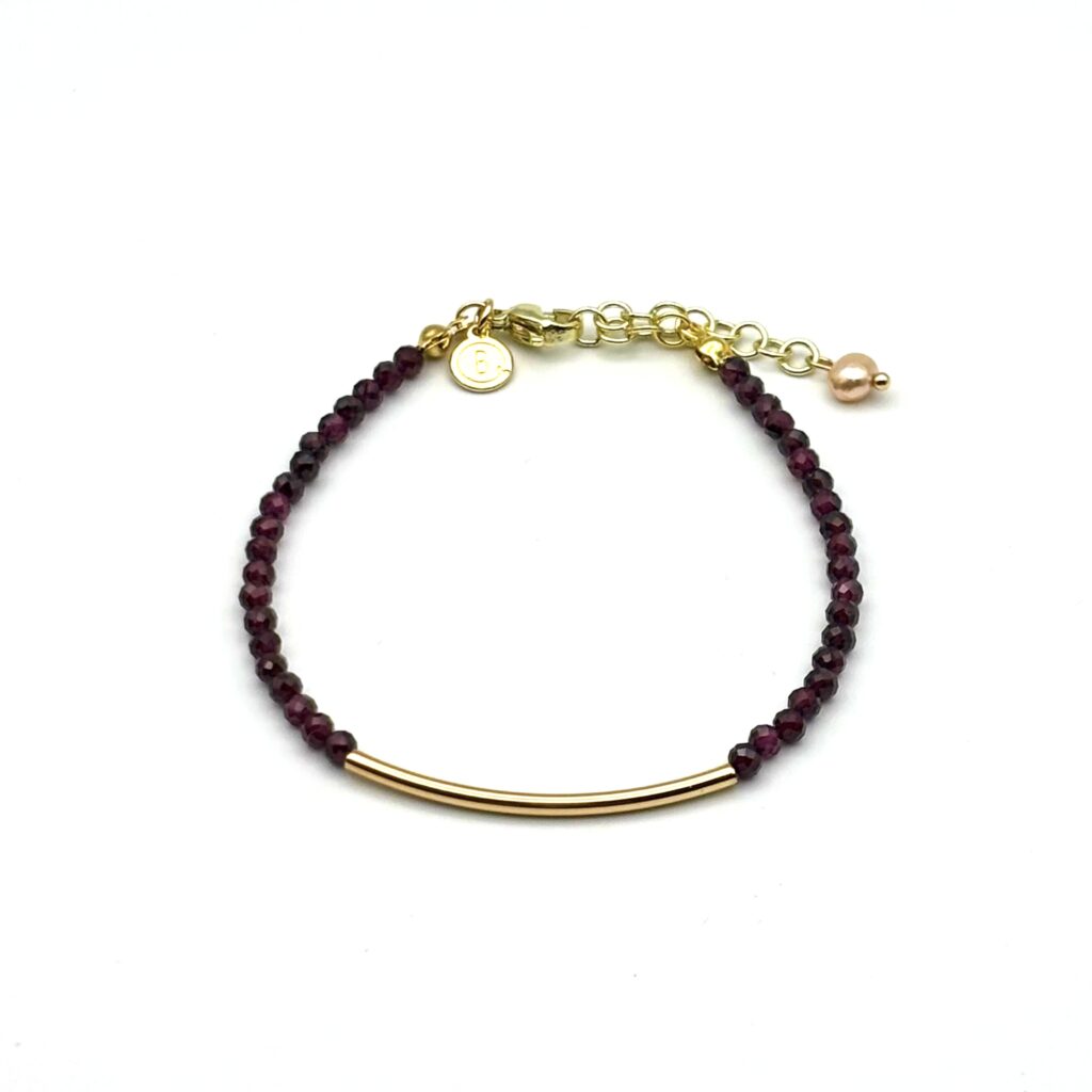 Armband 'Garnet touch'