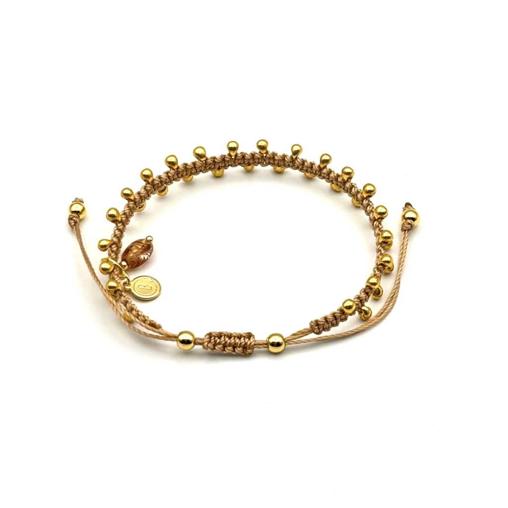 Armband 'Taupe whisper'