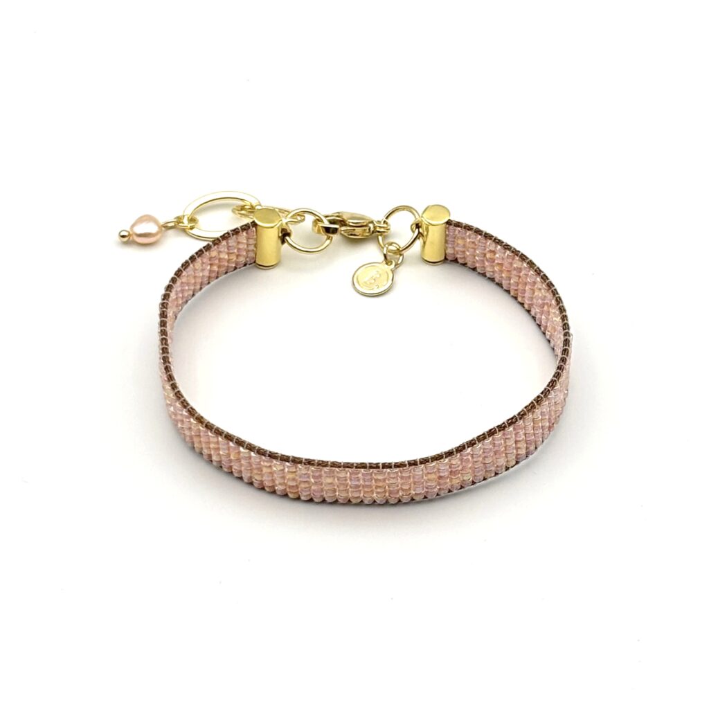Armband 'Blush weave'