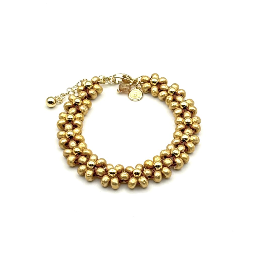 Armband 'Golden blossom'